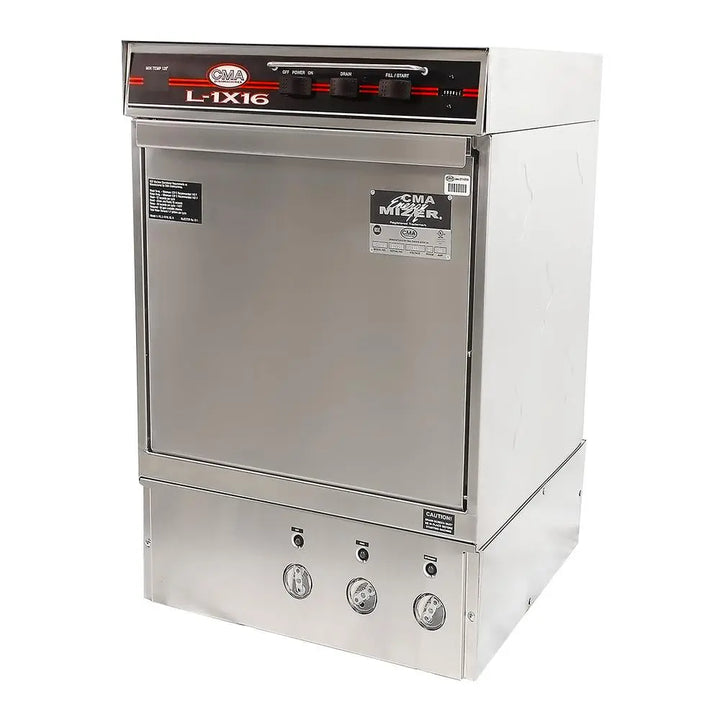 CMA Dishmachine L-1X16 Low Temperature Undercounter Dishwasher with Heater, 1 Phase, 115V, 60Hz, 1 HP