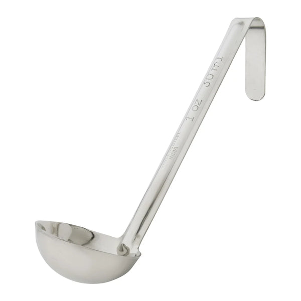 Winco LDI-10SH 1oz Ladle w/6" Handle, One-piece, Stainless Steel