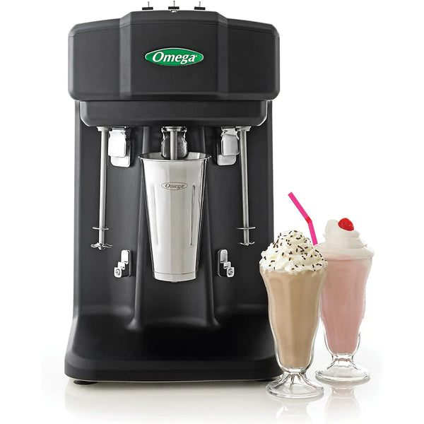 Omega Juicers M3000 Black Triple Spindle Milkshake Mixer