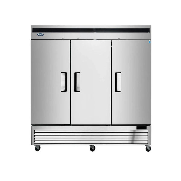 Atosa MBF8504GR 82" Reach-In Bottom Mount Freezer, 3 Three Door, 71 Cu.Ft