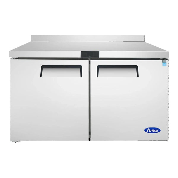 Atosa MGF8409GR 48.3" Worktop Refrigerator with Backsplash 13.4 Cu.Ft