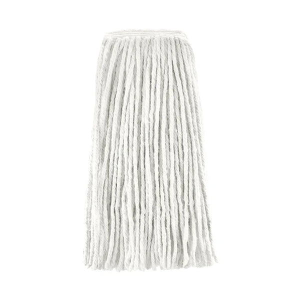 CAC China MHD1-32WT Mop Head Cotton Cut-End White 32oz Case of 20 Pcs