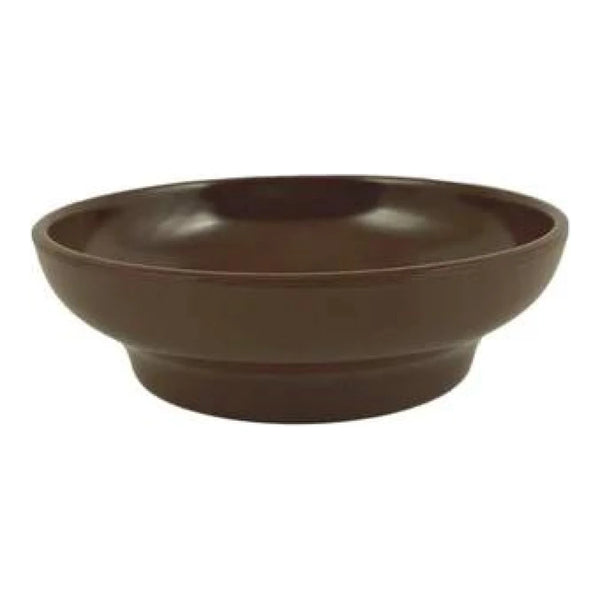 Thunder Group ML351C1 4" x 1-1/4" Melamine Chocolate Color Salsa Dish Pack of 12