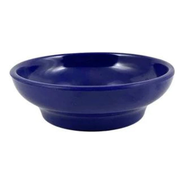 Thunder Group ML351CB1 4" x 1-1/4" Melamine Cobalt Blue Salsa Dish Pack of 12