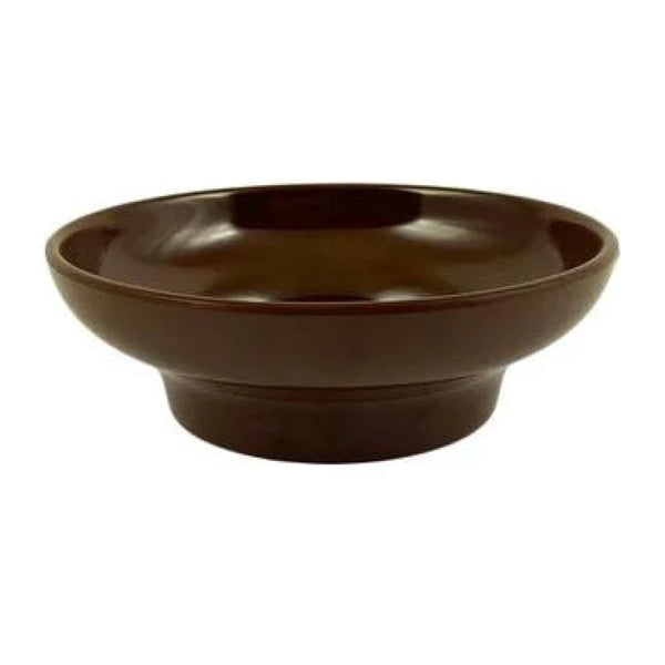 Thunder Group ML352C1 4-3/4" x 1-1/2" Melamine Chocolate Color Salsa Dish Pack of 12