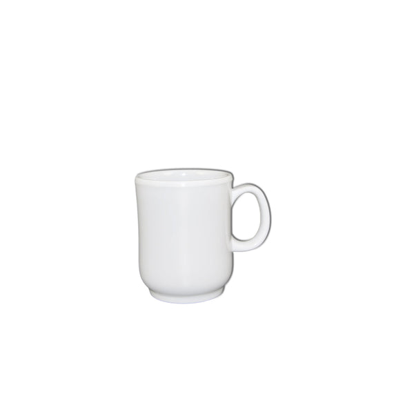 Thunder Group ML901W 8 oz Melamine Bulbous Mug Pack of 12