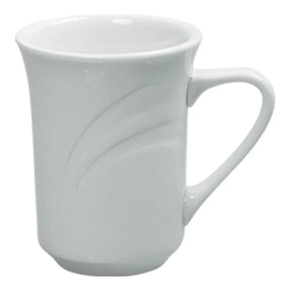 Yanco MM-17 Miami 3" Round Mug, White Porcelain, 8oz - Pack of 36