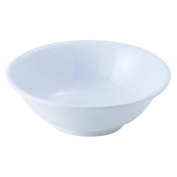 Winco MMB-22W White Melamine Rimless Bowls, 22 Oz