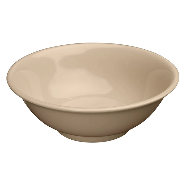 Winco MMB-32 Tan Melamine Rimless Bowls, 32 Oz