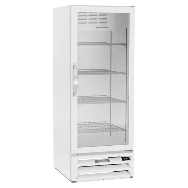 Beverage-Air MMF12HC-1-W 24" White Glass Door Merchandiser Freezer 11.9 Cu. Ft.