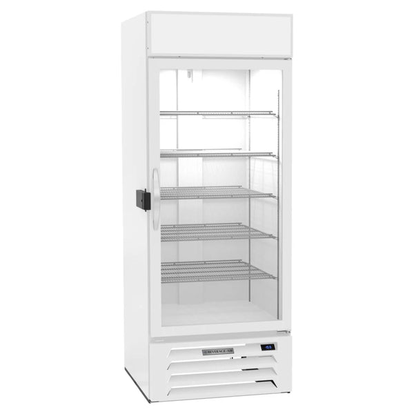 Beverage-Air MMF27HC-1-W-IQ MarketMax 30" White Glass Door Merchandiser Freezer with Electronic Lock