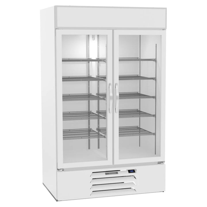 Beverage-Air MMF44HC-1-W MarketMax 47" Glass Door Merchandising Freezer 44 Cu. Ft. White