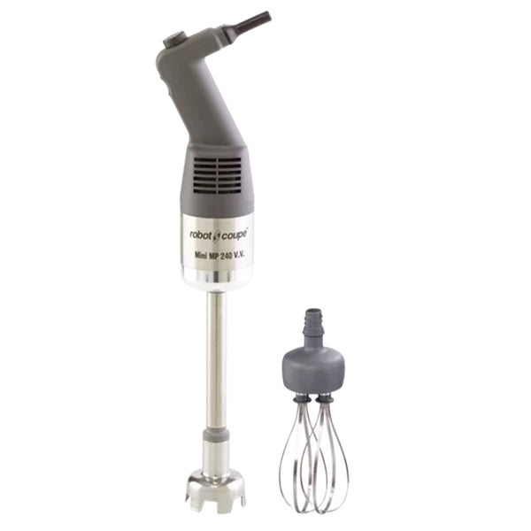 Robot Coupe MMP240VV 120 V Combi Mini 10" Variable Speed Immersion Blender with 7" Whisk 2/5 HP