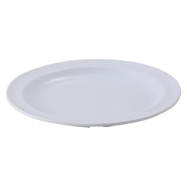 Winco MMPR-10W White Melamine Round Plates, 10"