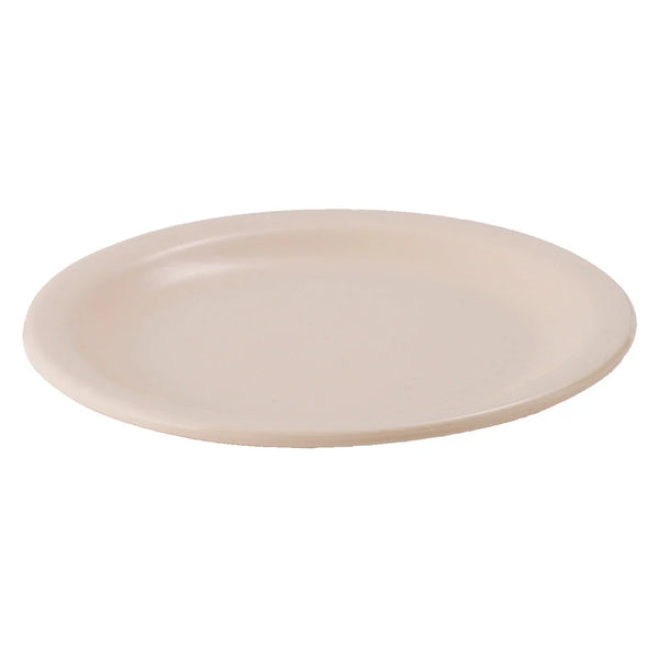 Winco MMPR-5 5-1/2" Melamine Round Plates, Tan