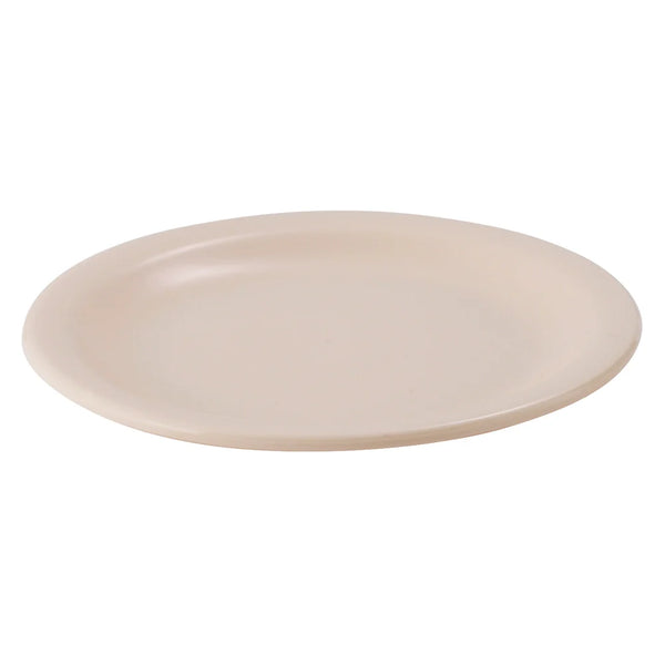 Winco MMPR-6 6-3/8" Melamine Round Plates, Tan