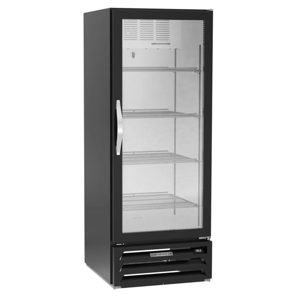 Beverage-Air MMR12HC-1-B MarketMax 24" Refrigerated Glass Door Merchandiser with LED Lighting Black