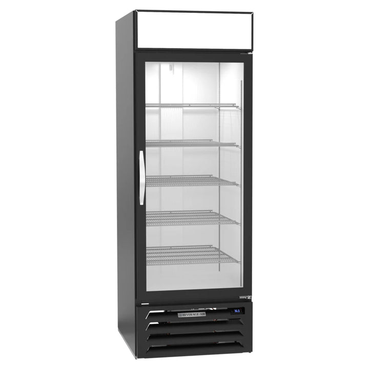 Beverage-Air MMR23HC-1-B-WINE MarketMax 27" Glass Door Wine Refrigerator Black