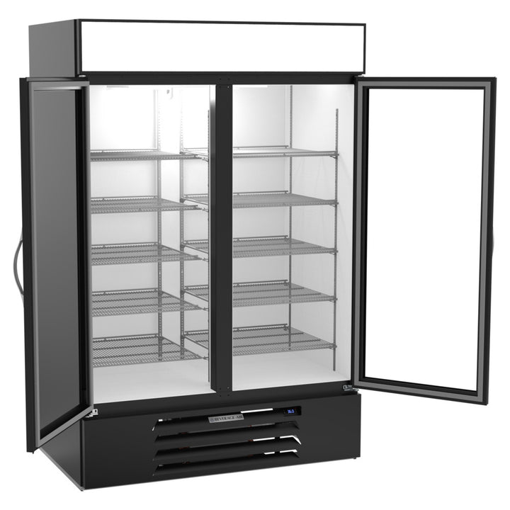 Beverage-Air MMR49HC-1-B-WINE MarketMax 52" Glass Door Wine Refrigerator Black