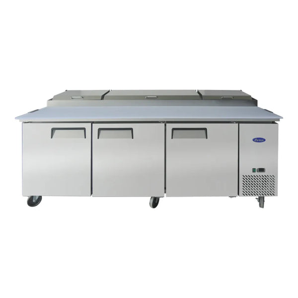 Atosa MPF8203GR 93" Pizza Prep Table, 12 Pans 68 Cu.Ft