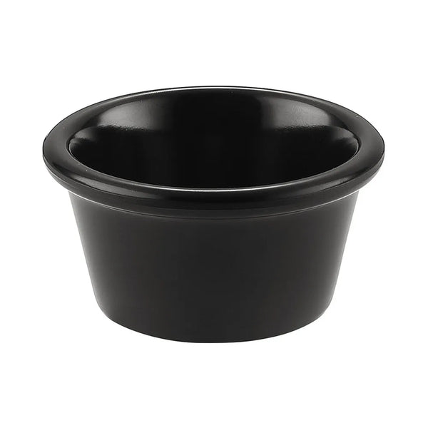 CAC China MRKF-2-BLK Ramekin BLK 2oz 2 7/8" Case of 12 Pcs