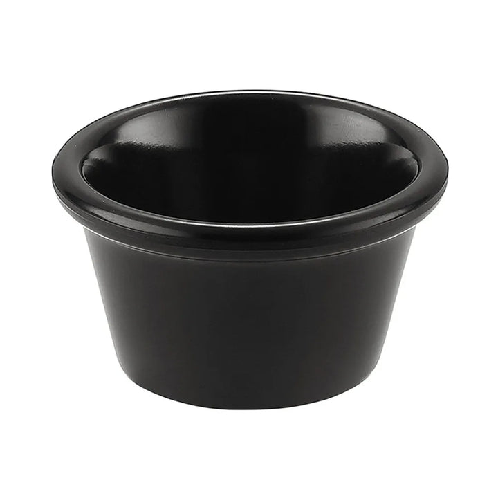 CAC China MRKF-3-BLK Ramekin BLK 3oz 3 1/8" Case of 12 Pcs