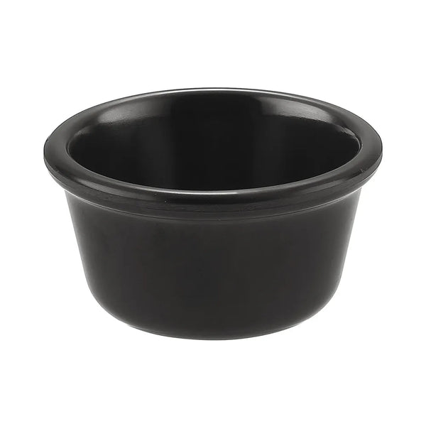 CAC China MRKF-4-BLK Ramekin BLK 4oz 3 1/4" Case of 12 Pcs