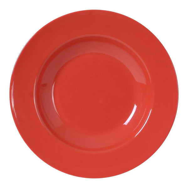 Yanco MS-5809RD Milestone 13 Oz Orange-Red Melamine Pasta Bowl, Pack of 24