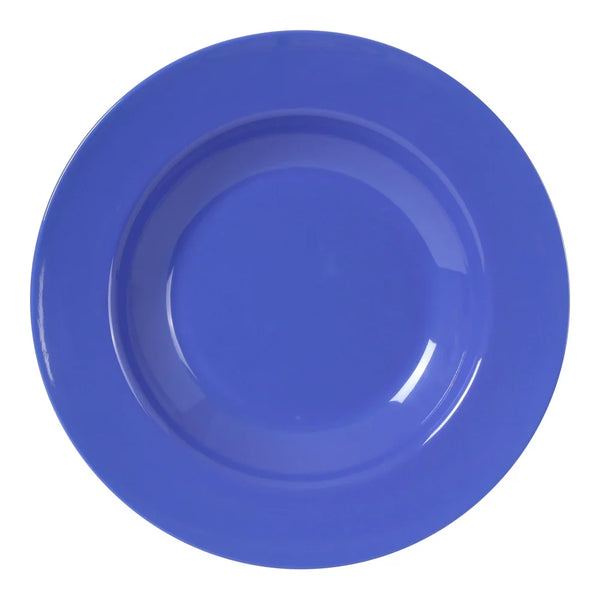 Yanco MS-5811BU Milestone 16 Oz Blue Melamine Pasta Bowl, Pack of 24