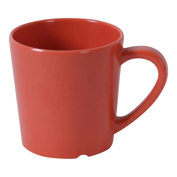 Yanco MS-9018RD Milestone 7 Oz Orange-Red Melamine Coffee Mug, Pack of 48