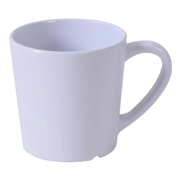 Yanco MS-9018WT Milestone 7 Oz White Melamine Coffee Mug, Pack of 48