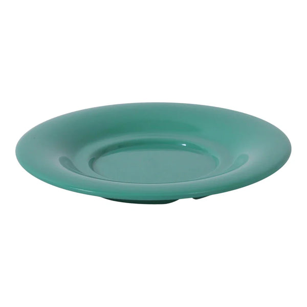 Yanco MS-9303GR Milestone 5.5" Green Melamine Saucer For Model MS-303/313/5044/9018, Pack of 48