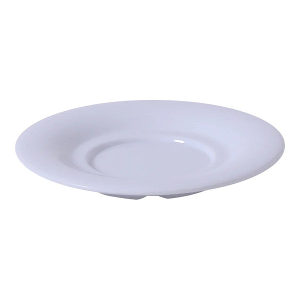 Yanco MS-9303WT Milestone 5.5" White Melamine Saucer For Model MS-303/313/5044/9018, Pack of 48