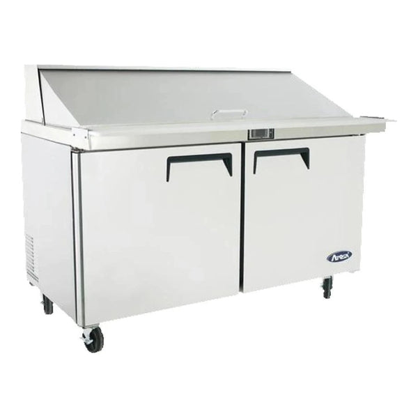 Atosa MSF8301GR 27.5" Sandwich Prep Table, 8 Pans 7.2 Cu.Ft