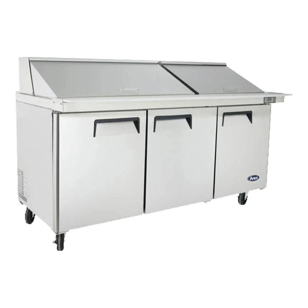 Atosa MSF8305GR 27.5" Mega Top Sandwich Prep Table, 12 Pans 7.2 Cu.Ft