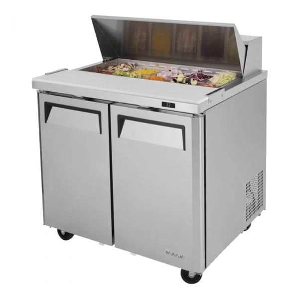 Turbo Air MST-36-N6 36 1/4" 2 Section M3 Series Sandwich/Salad Unit, 9.5 cu. Ft., 115/60/1