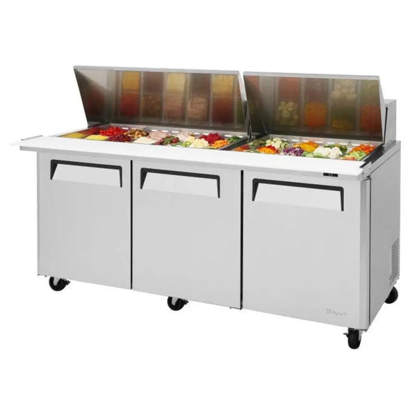 Turbo Air MST-72-30-N 72" 1 Section M3 Series Mega Sandwich/Salad Top Unit, 8 cu. Ft., 115/60/1