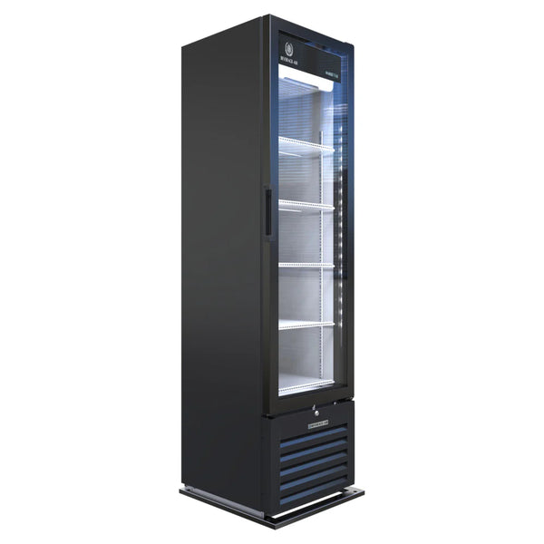 Beverage-Air MT08-1H6B 19" Marketeer Series Refrigerated Glass Door Merchandiser with LED Lighting Black