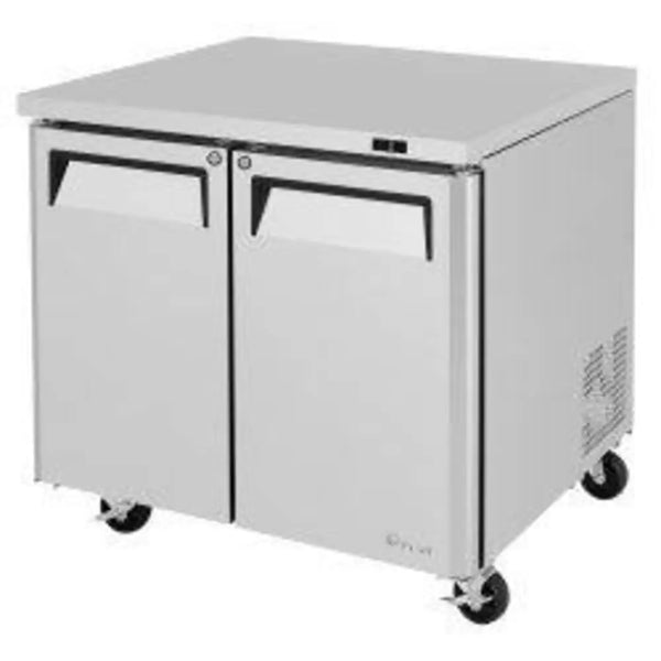 Turbo Air MUF-36-N 36-1/4" 2 Section M3 Undercounter Freezer, 9 cu. Ft., 115/60/1