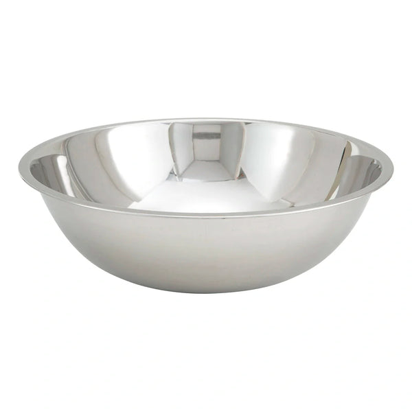 Winco MXBT-1600Q 16qt All-Purpose True Capacity Mixing Bowl, Stainless Steel