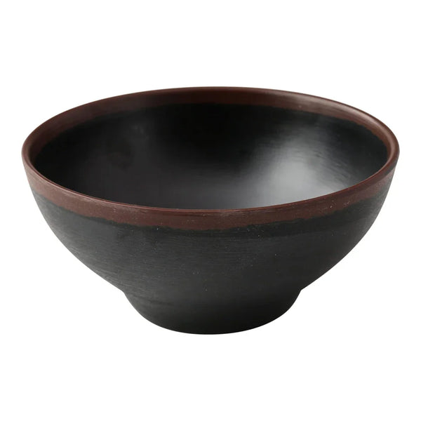 Yanco NA-605BK Nature Art 16 Oz Black Melamine Cereal Bowl, Pack of 48