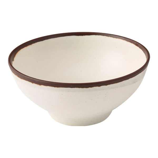 Yanco NA-605 Nature Art 16 Oz White Melamine Cereal Bowl, Pack of 48