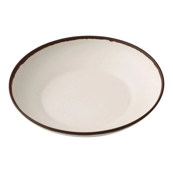 Yanco NA-708 Nature Art 20 Oz White Melamine Salad / Soup Bowl, Pack of 36