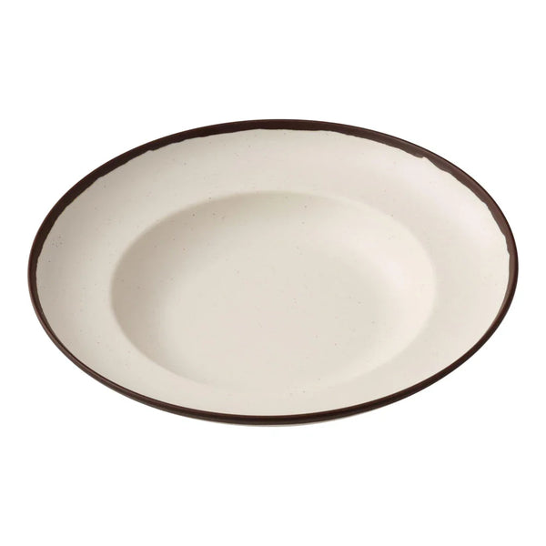 Yanco NA-810 Nature Art 12 Oz White Melamine Pasta Bowl, Pack of 24