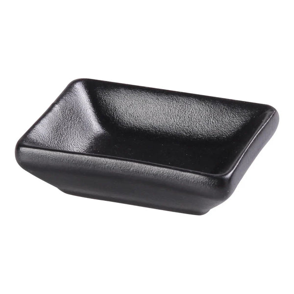 Yanco NB-4030 Noble Black 1 Oz Black Sauce Dish, China, Pack of 48