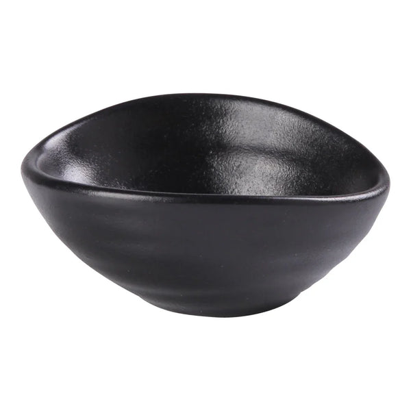 Yanco NB-803 Noble Black 2 Oz Black Olive Bowl, China, Pack of 36