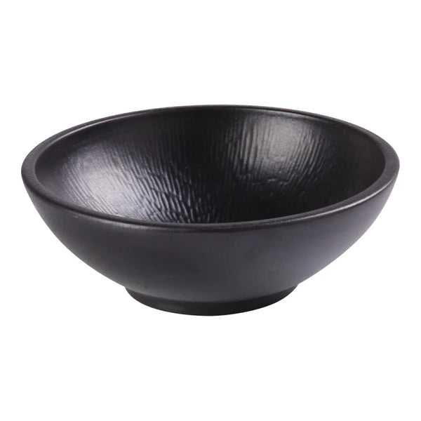 Yanco NB-806 Noble Black 14 Oz Black Nappie Bowl, China, Pack of 36