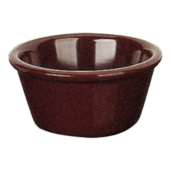 Yanco NC-535C 1.5 Oz Brown Melamine Smooth Ramekin, Pack of 72