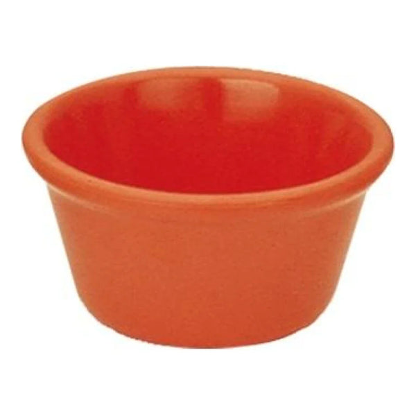 Yanco NC-538RD Milestone 4 Oz Orange-Red Melamine Smooth Ramekin, Pack of 72