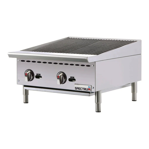 Winco NGCB-24R 24" Natural Gas Radiant Countertop Charbroiler